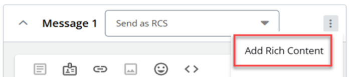 add rich content